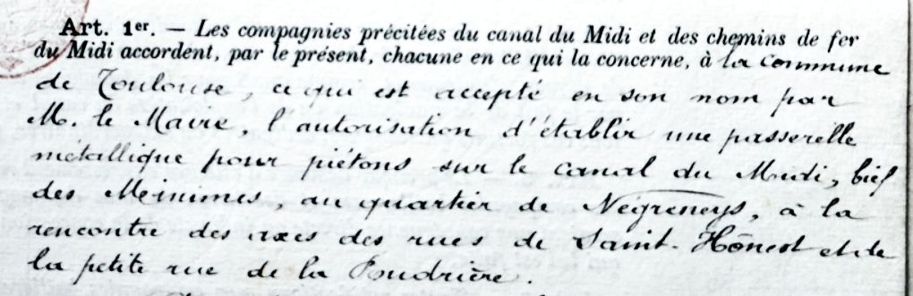 autorisation construire passerelle negreneys