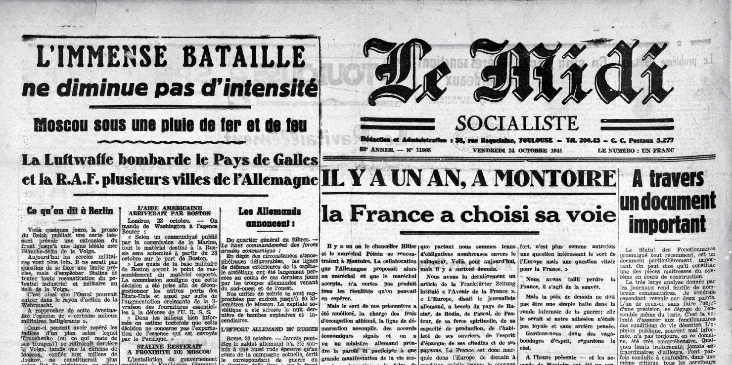 midi socialiste 1941