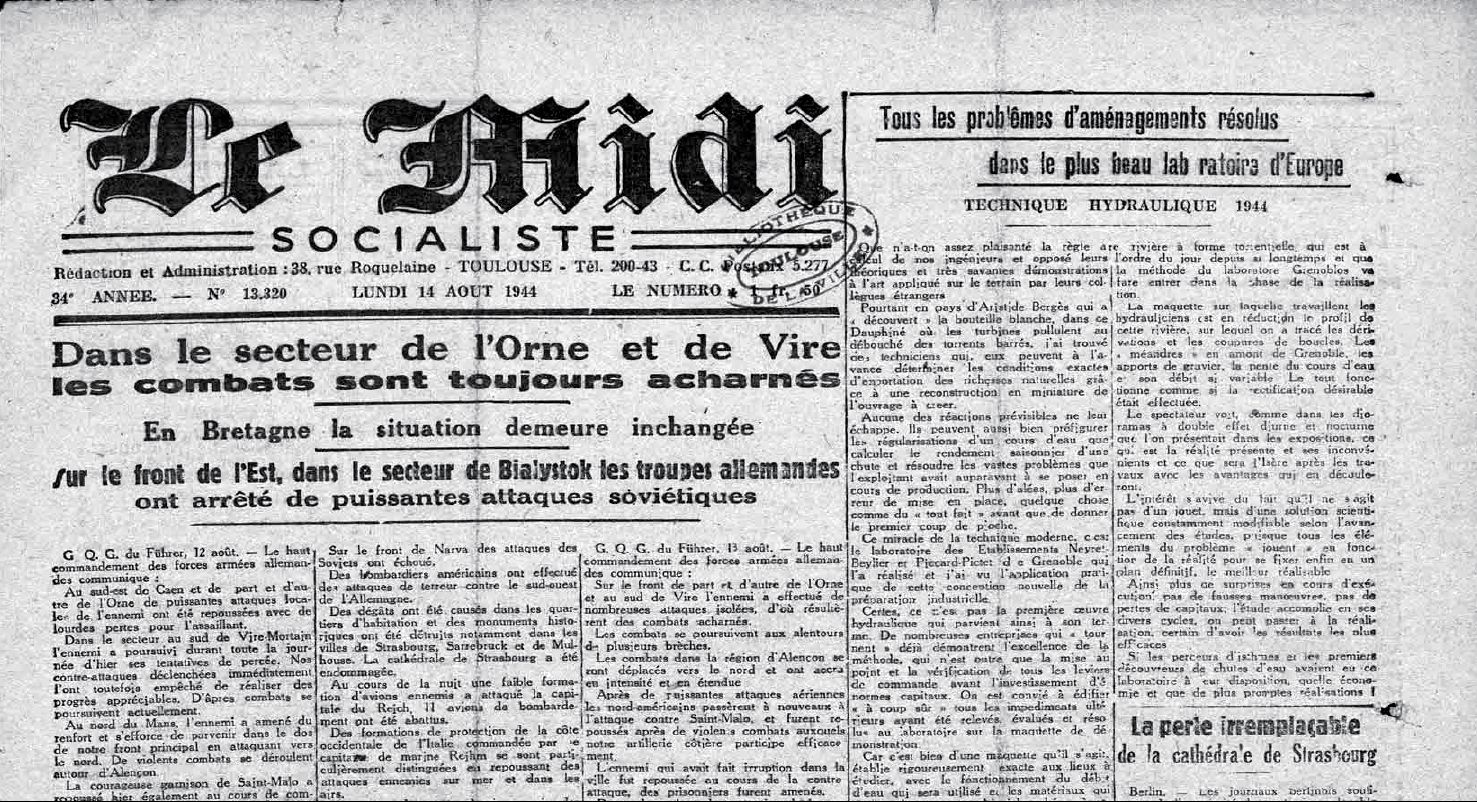 midi socialiste 1944