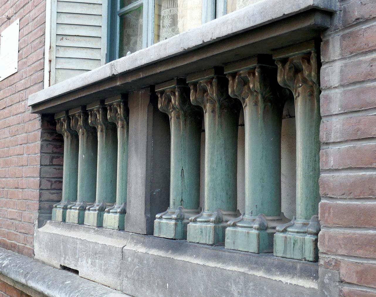 Le balcon de la maison du Commissaire Phillipe