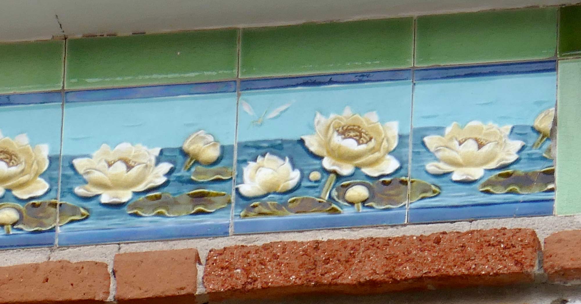 Des nénuphars, vedettes de l'époque, qu'on retrouve dans plusieurs rues