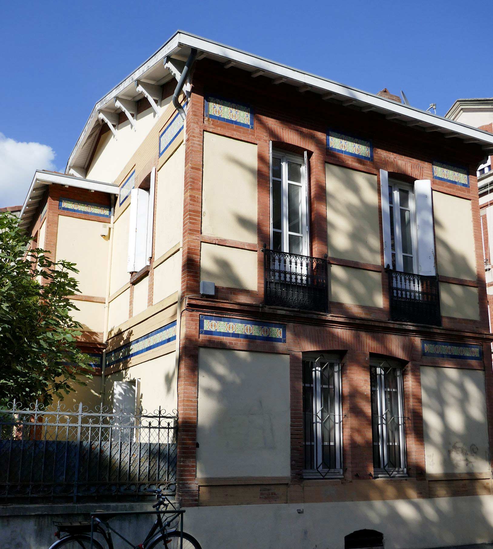 Rue Godolin, angle rue Perbosc, 1932.