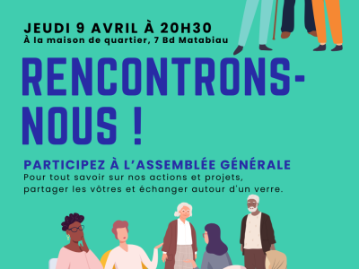 Assemblée Générale jeudi 9 avril à 20h30