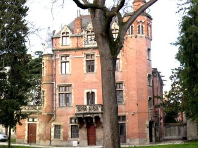 Château en 2005, au moment de la création du jardin